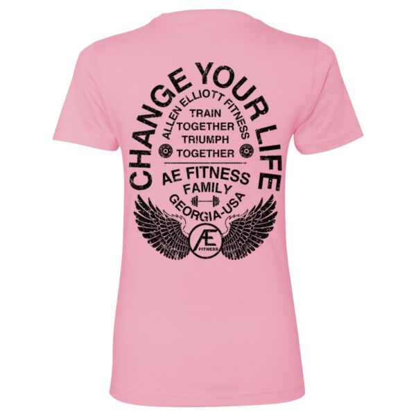 FAMILY GIVES YOU WINGS - WOMEN'S FITTED T-SHIRT - $WDC9VQ$ Thumbnail