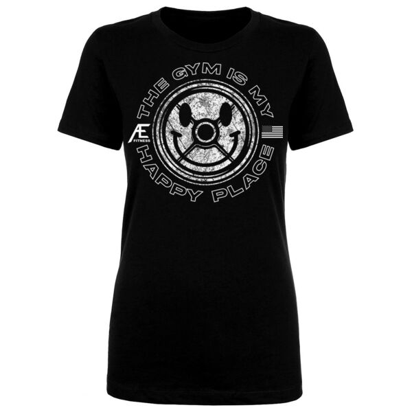 MY HAPPY PLACE - WOMEN'S FITTED T-SHIRT - $CR21HN$ Thumbnail