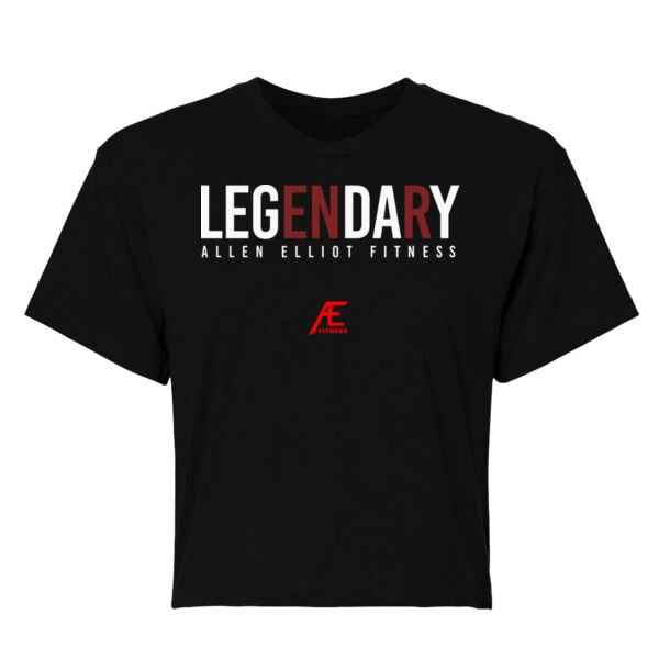 LEGENDARY LEG DAY - WOMEN'S CROP T-SHIRT - $Z3NK28$ Thumbnail