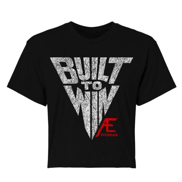 BUILT TO WIN - WOMEN'S CROP T-SHIRT - $FK6UCT$ Thumbnail