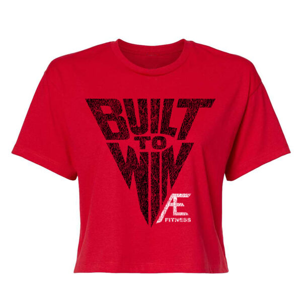 BUILT TO WIN - WOMEN'S CROP T-SHIRT - $P1B4MQ$ Thumbnail