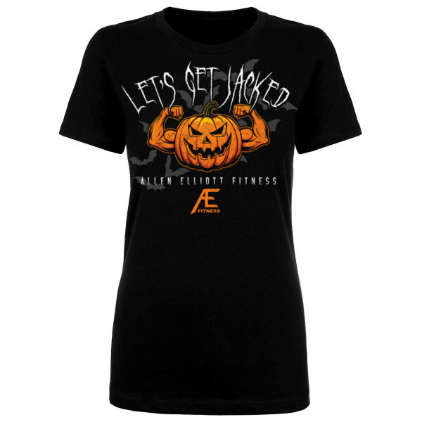 LET'S GET JACKED - WOMEN'S FITTED T-SHIRT Thumbnail