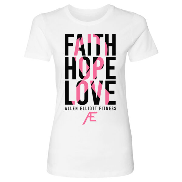 FAITH HOPE LOVE - WOMEN'S FITTED T-SHIRT Thumbnail