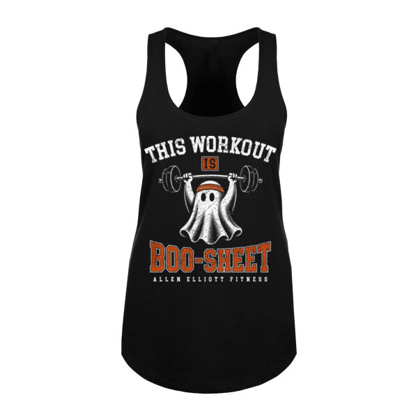 BOO-SHEET - WOMEN'S FITTED TANK TOP Thumbnail