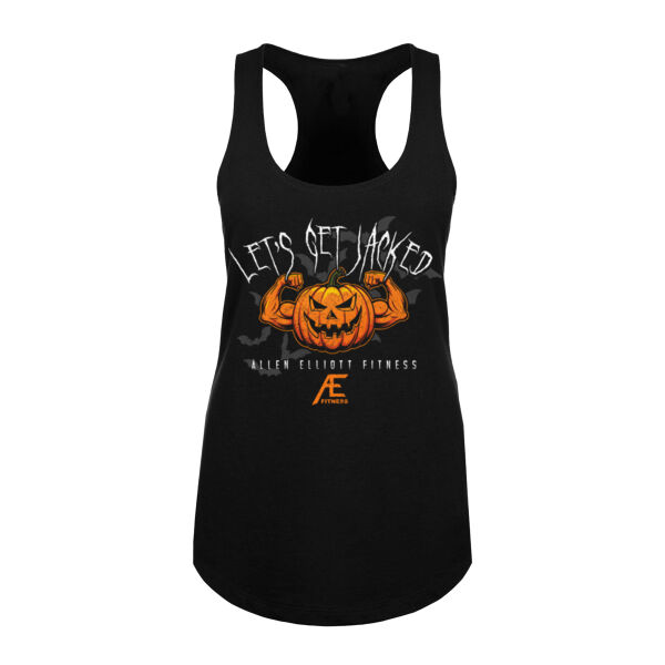 LET'S GET JACKED - WOMEN'S FITTED TANK TOP Thumbnail